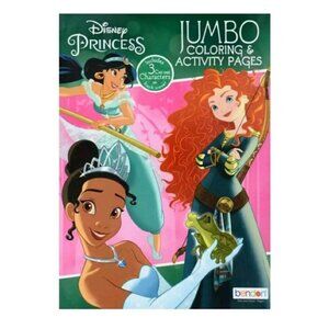 Disney Princess Jumbo Coloring & Activity Adventures - 80 pages